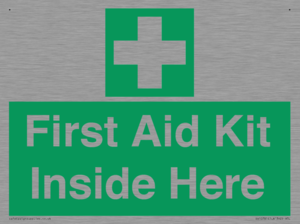 First Aid Kit Inside Here